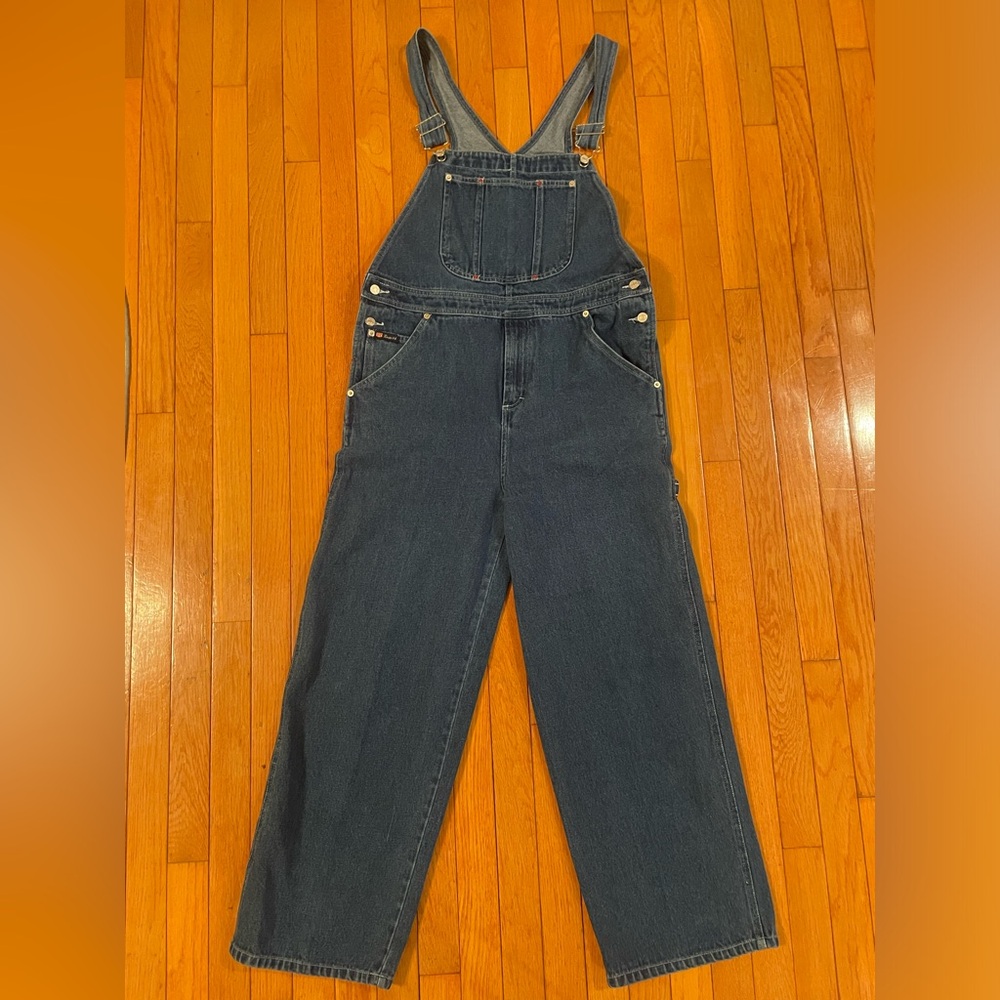 Route 66 Denim Carpenter Overalls Size.16- 100% Cotton- EUC